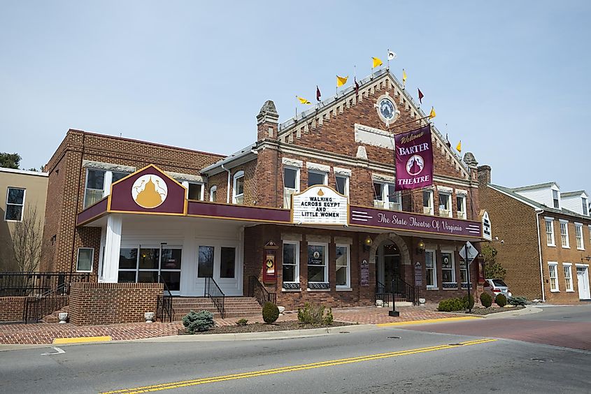 Historic Barter Theater in Abingdon, Virginia