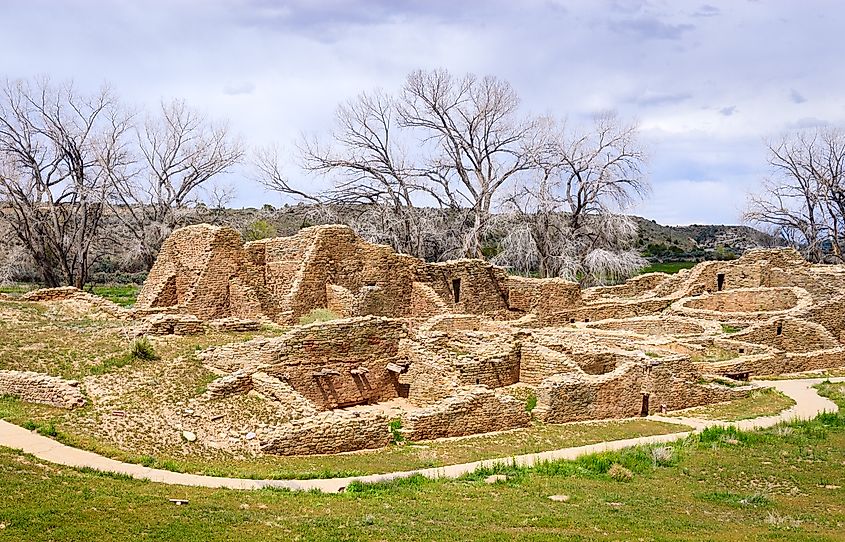 Aztec Ruins National Monument in Aztec, New Mexico.