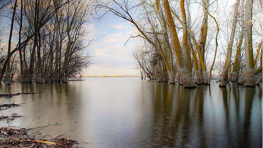 Lake Lowell at Deer Flat National Wildlife Refuge in Nampa, Idaho