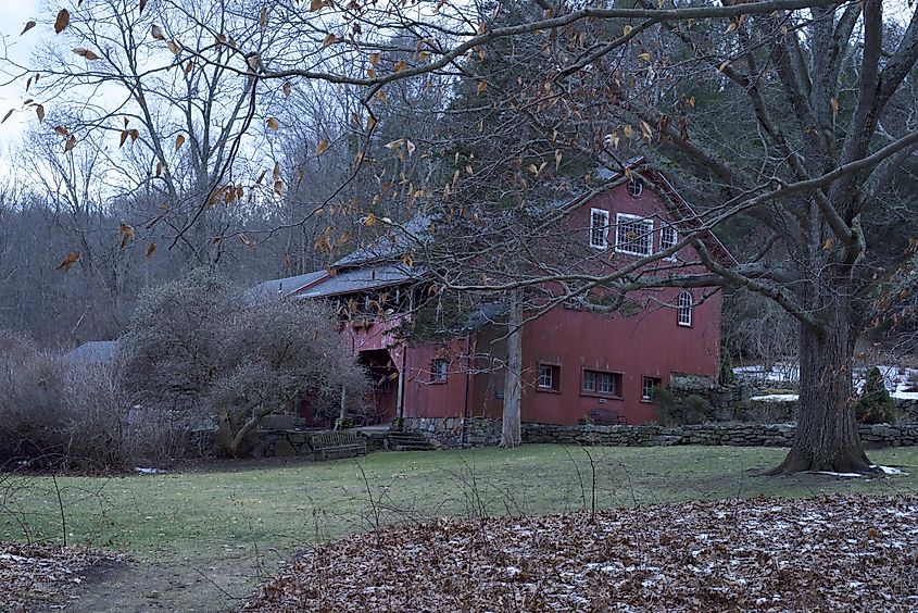 Audubon Center Bent of the River, a nature reserve, in Southbury, Connecticut.