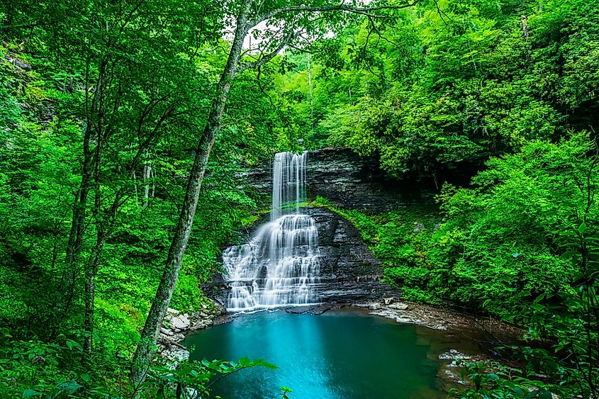 The beautiful Cascades Falls in Virginia.