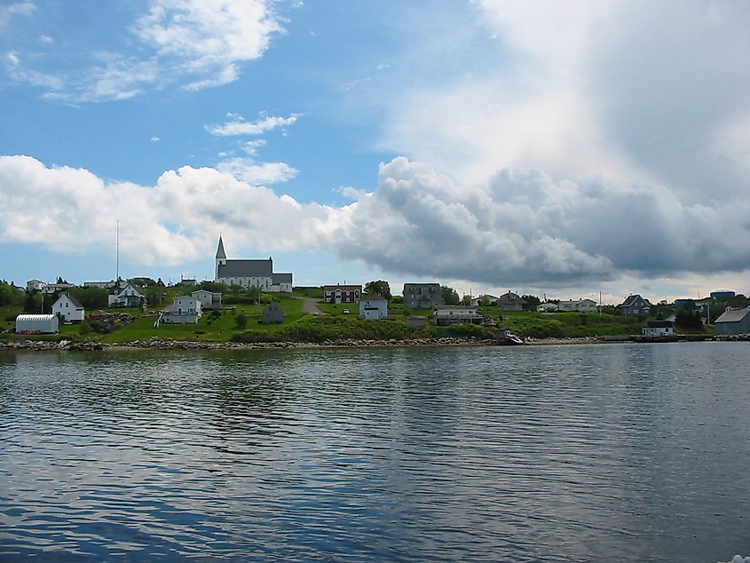 Canso as seen from the harbour. 