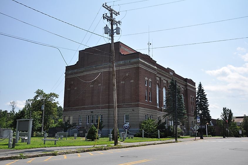 Town Hall in Skowhagen, Maine.