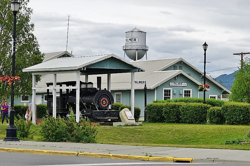 Located near Anchorage in Alaska, the town of Palmer is a former coal mining town. 