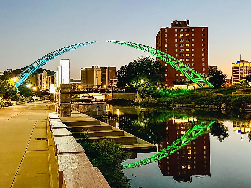 Arc of Dreams in Downtown Sioux Falls, South Dakota.