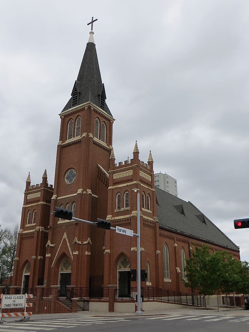 Exterior of St. Joseph Old Cathedral in Oklahoma City