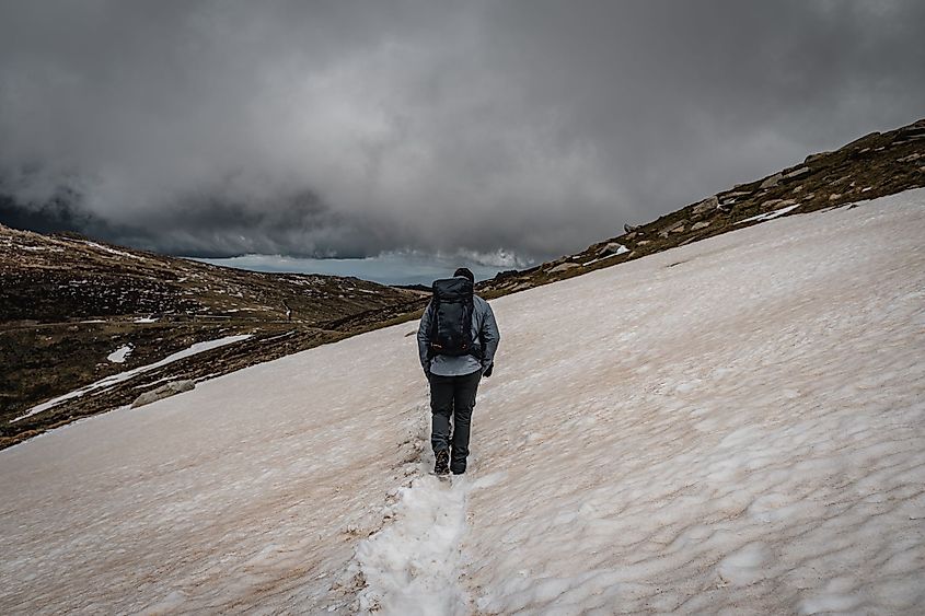 Hiking on Mount Kosciuszko