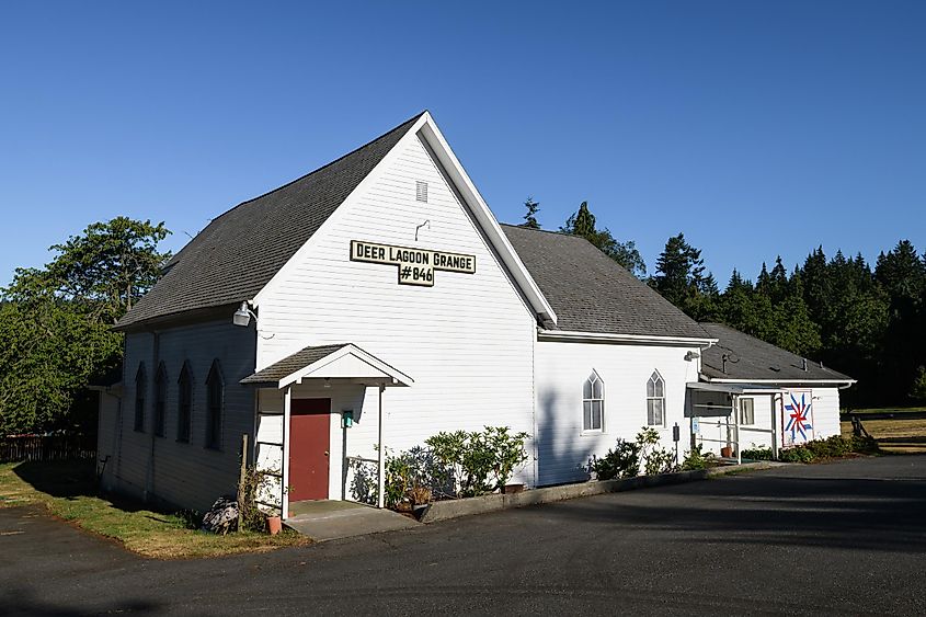 A grange in Langley, Washington