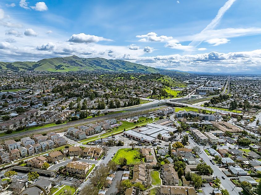 Residential neighborhoods in Fremont, California