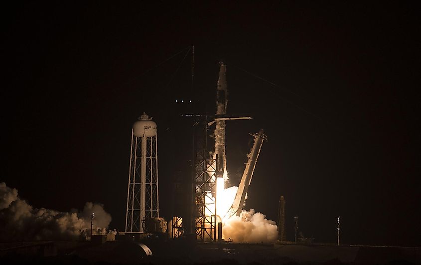 A SpaceX Falcon 9 Rocket Launched by NASA from the International Space Station on April 27th, 2022
