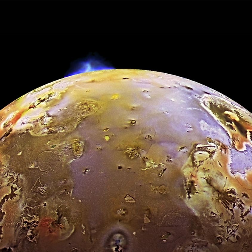 Eruption on Io