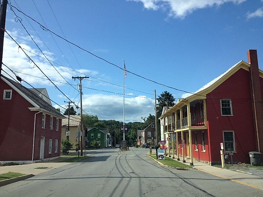Street view in Harmony, Pennsylvania