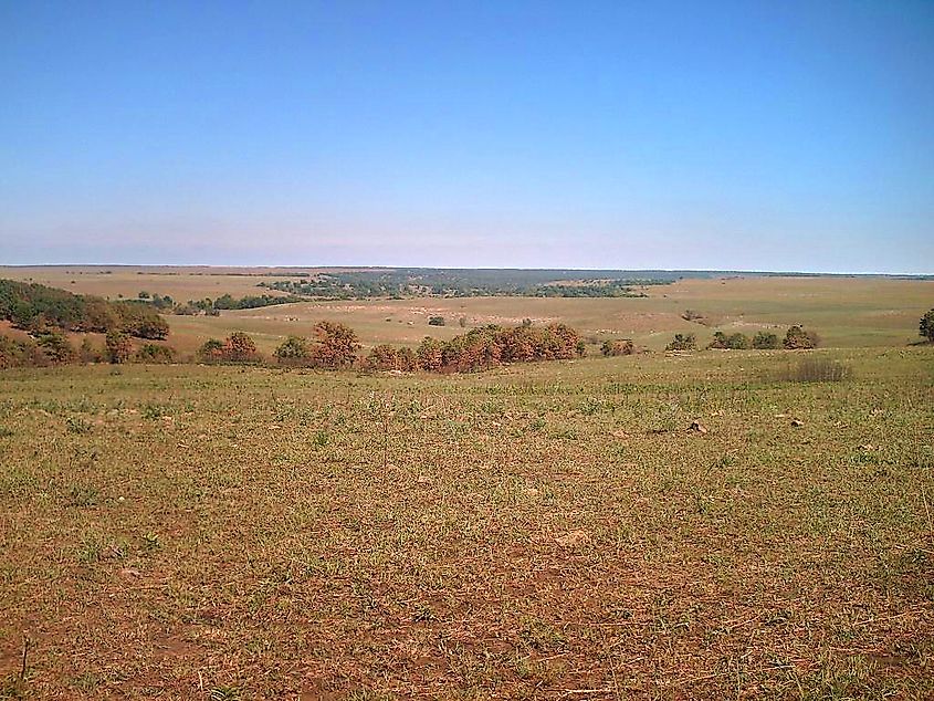 The Tallgrass Prairie Preserve — north of Pawhuska, in Osage County, Oklahoma