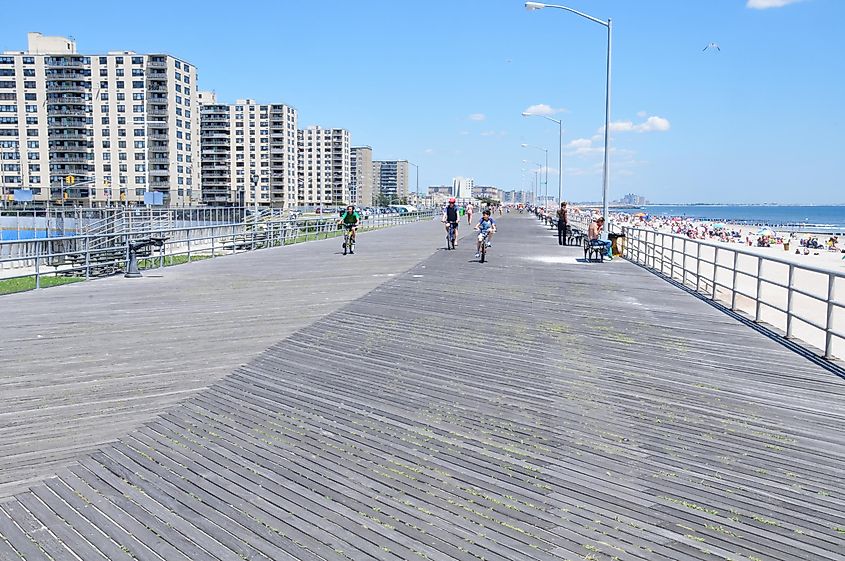 The Rockaway Beach in New York.