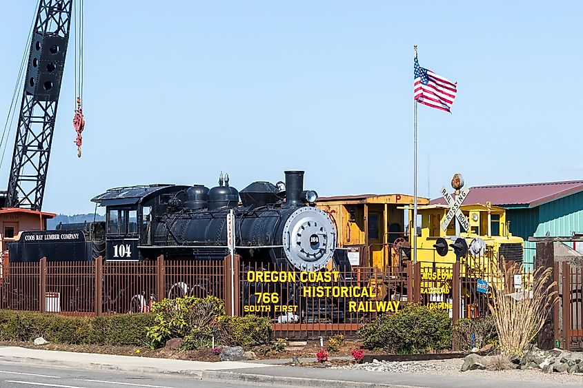 Oregon Coast Historical Railway, via Victoria Ditkovsky / Shutterstock.com