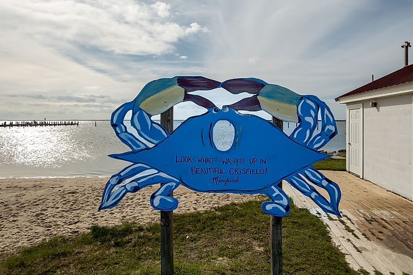 Waterfront in Crisfield, Maryland. (Image credit Alexanderstock23 via Shutterstock.)