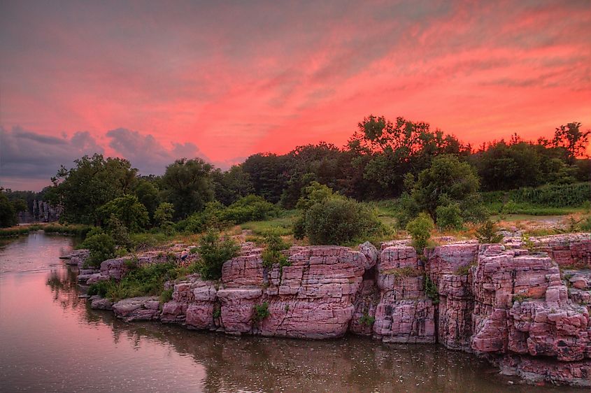 Palisades State Park is in South Dakota by Garretson