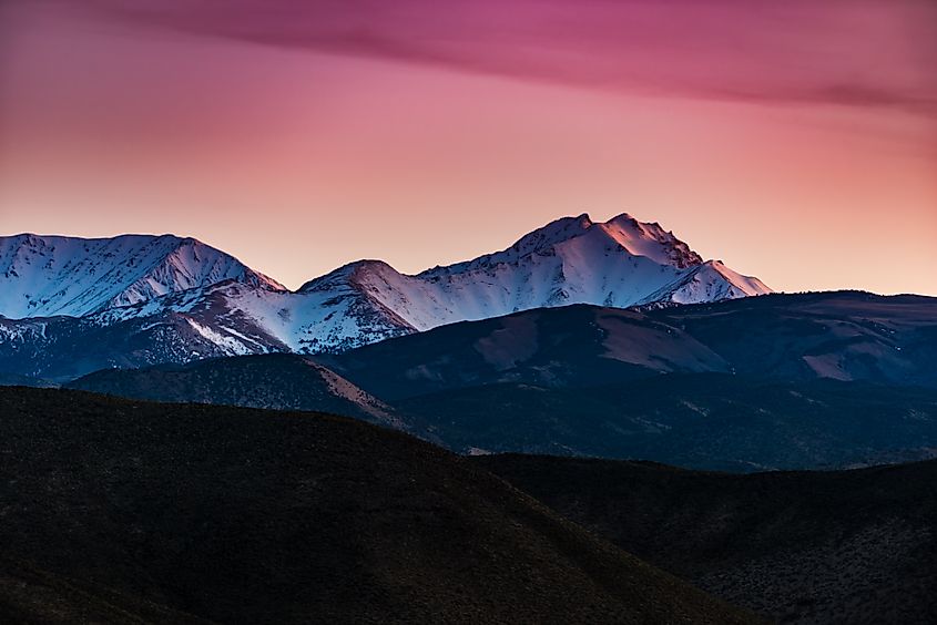 Boundary Peak, Nevada. Via Shutterstock / Kris Wiktor.