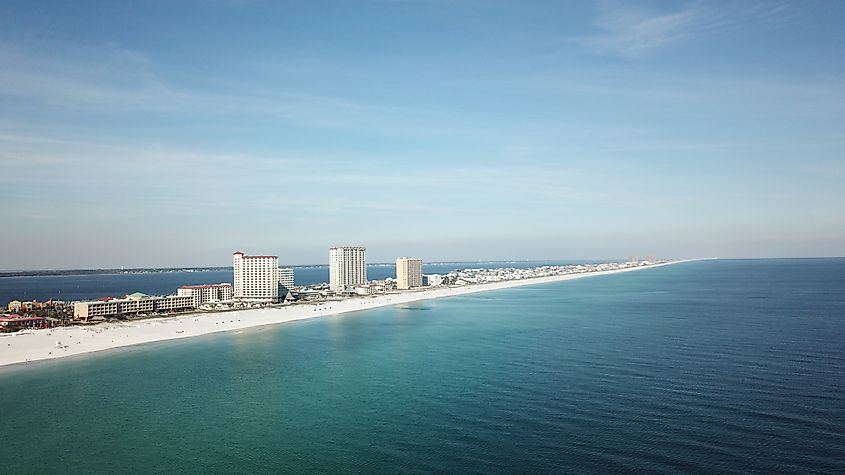 Santa Rosa Island in Florida.