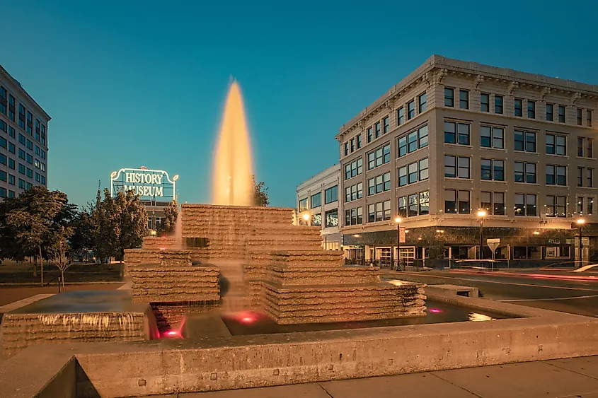 The skyline of Springfield, Missouri, the Queen City of the Ozarks.