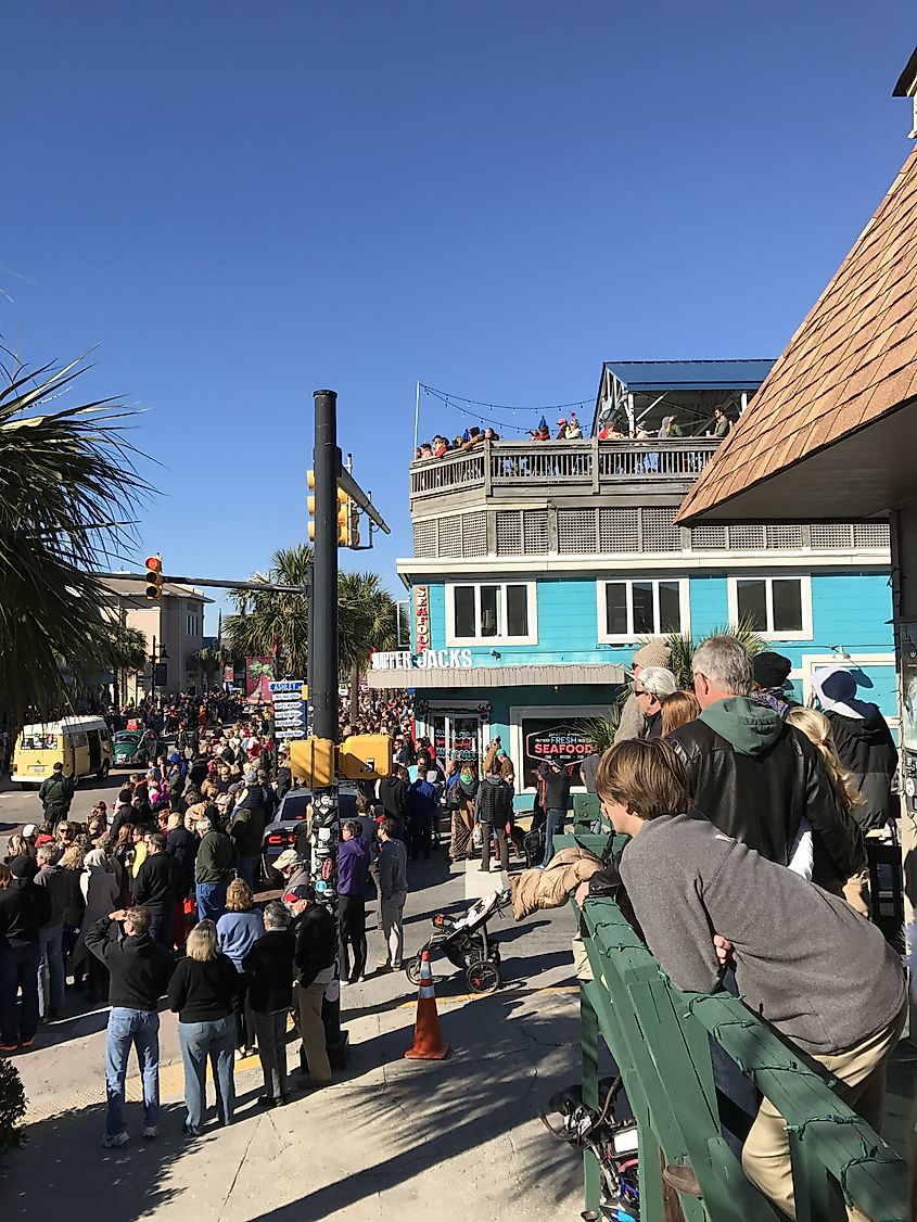 Parade in Folly Beach, South Carolina