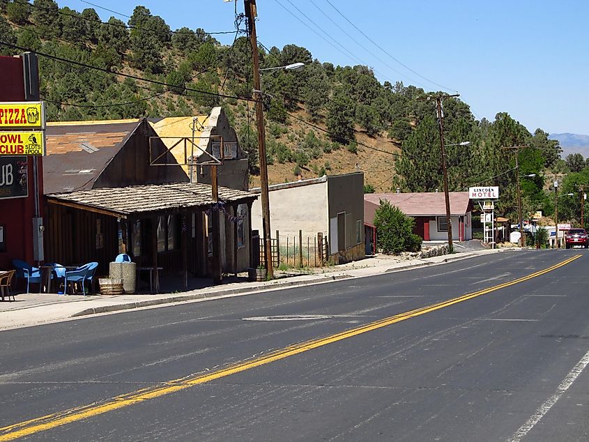 The former mining town of Austin, Nevada.