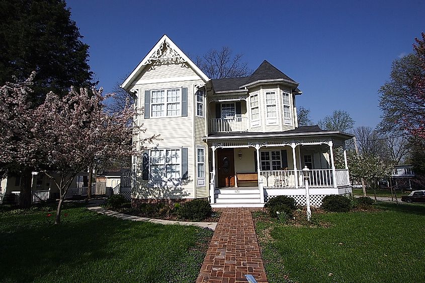 Historical home in Lebanon, Illinois
