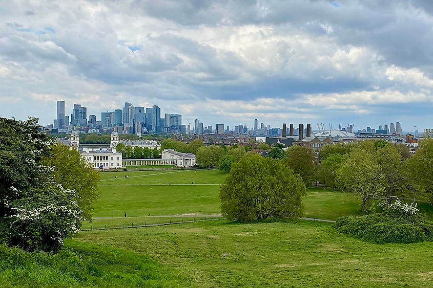 View of London from Greenwich Park Image credit Bryan Dearsley