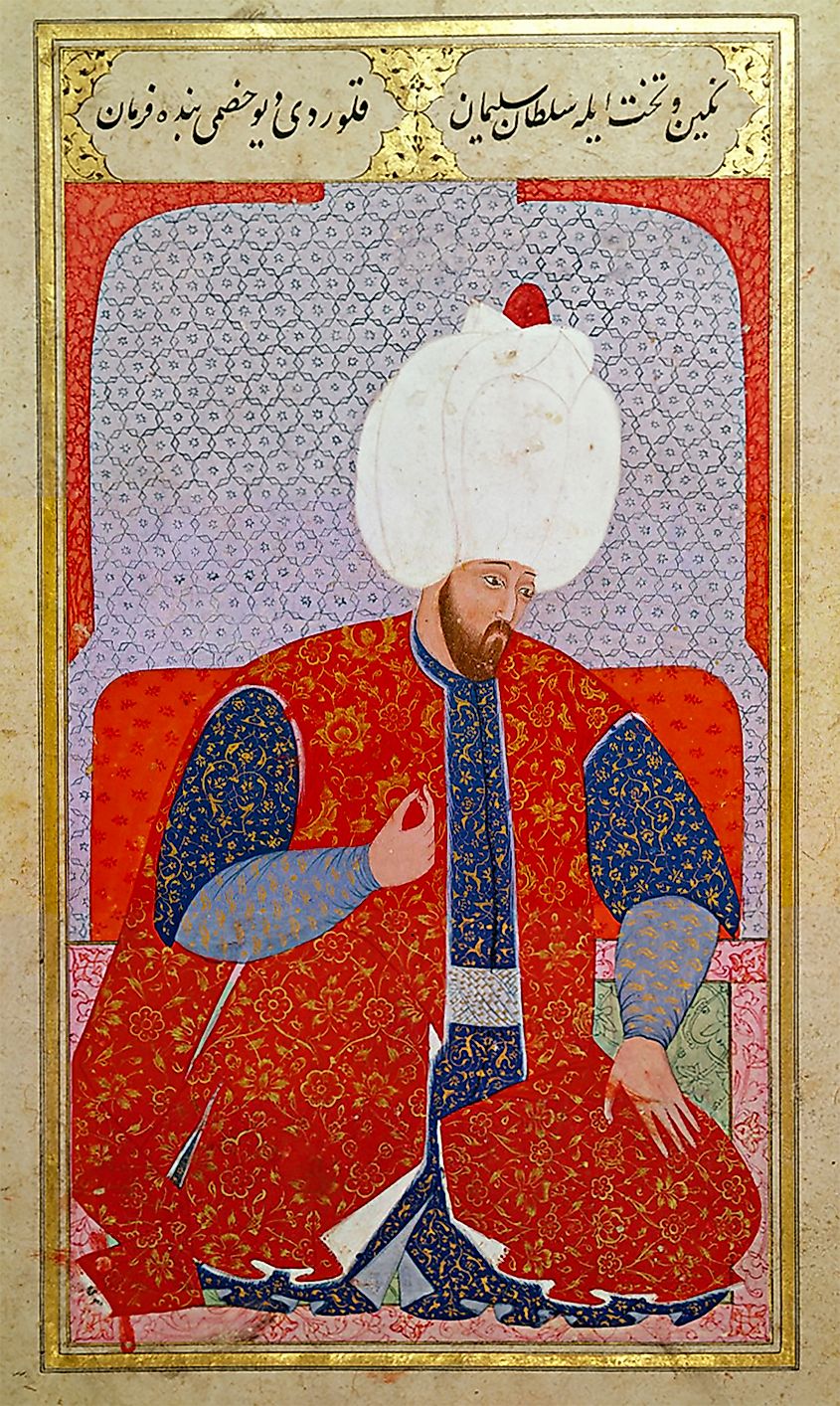 Suleiman The Magnificent, painted by Nakkaş Osman (painted in 1579)