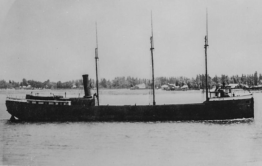 Ohio prior to her sinking