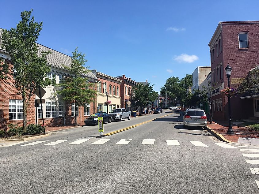 Walnut Street in Milford