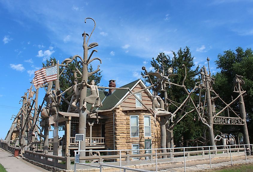 The Garden of Eden in Lucas, Kansas.
