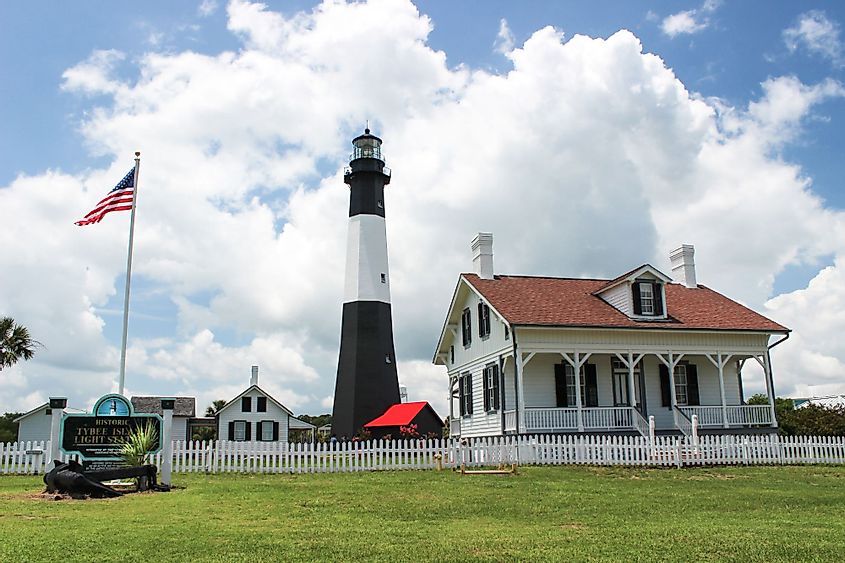Tybee Island Lighthouse and museum in Tybee Island, Georgia