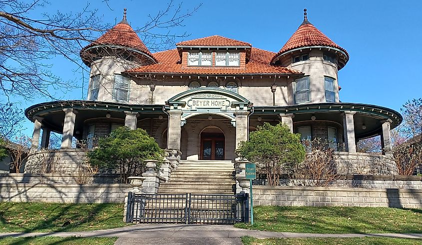 Beyer Home in Winona Lake, Indiana.