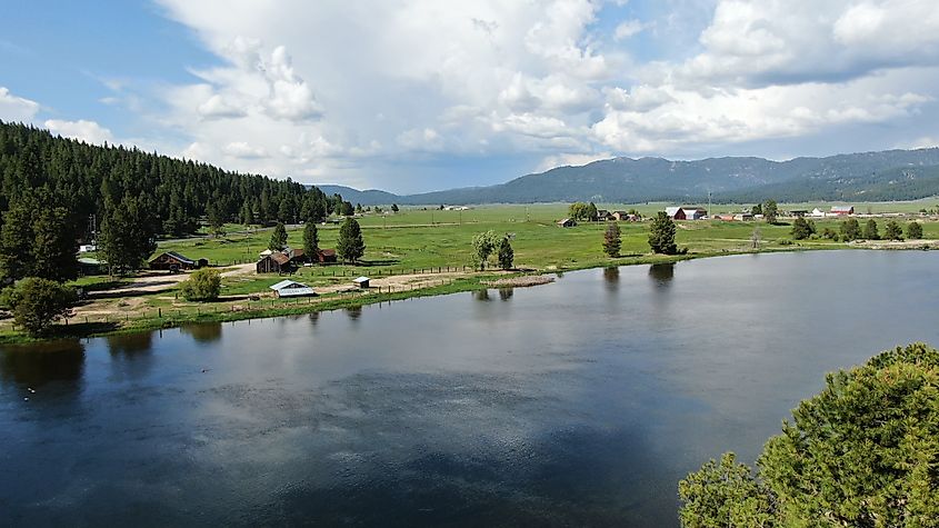 Spring day in Cascade, Idaho