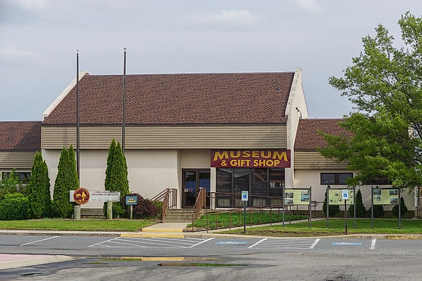 The J. Millard Tawes Historical Museum, a maritime museum in Crisfield, a town on the Chesapeake Bay.