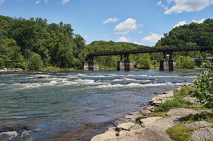 Beautiful Ohiopyle State Park located in Pennsylvania.