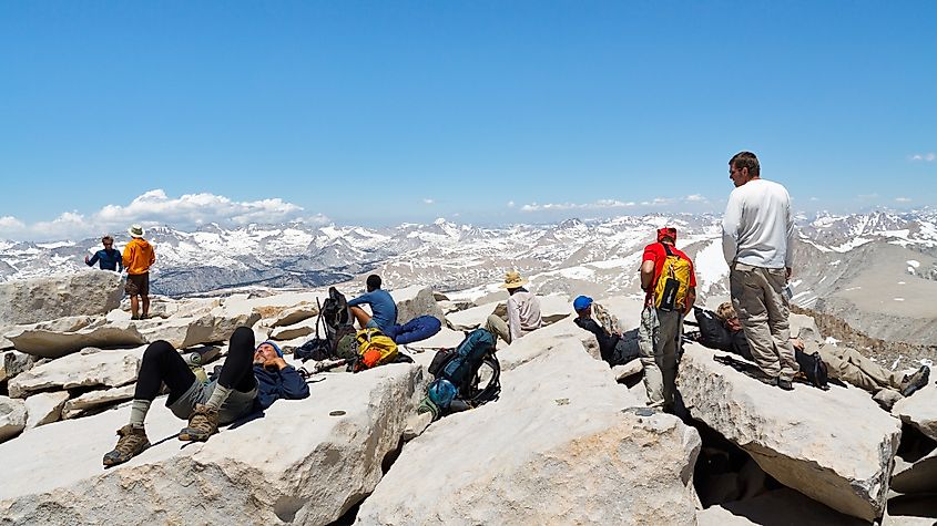 Mount Whitney climbing