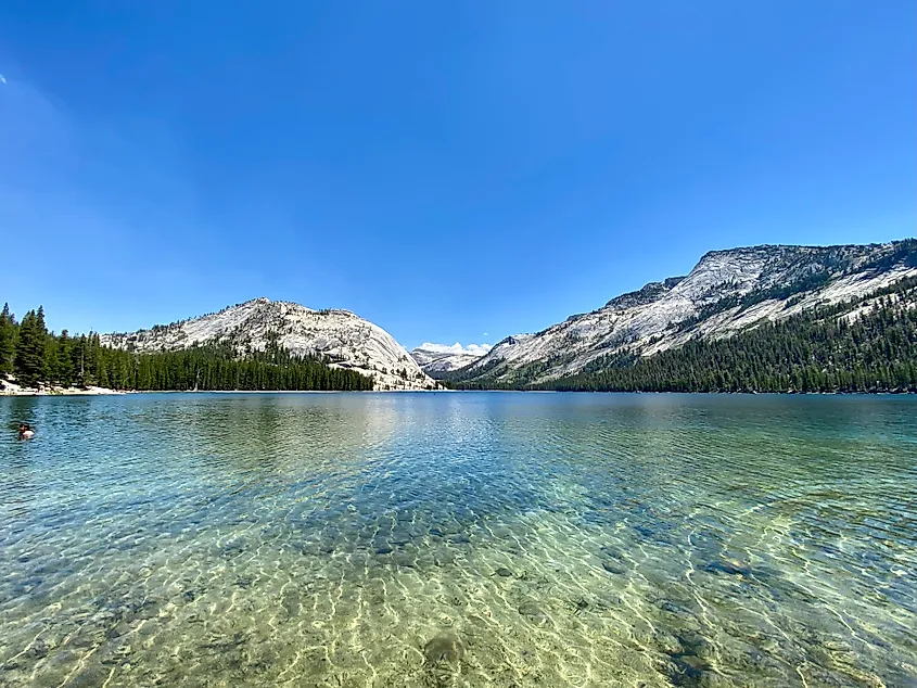 The Tenaya Lake Yosemite National Park.