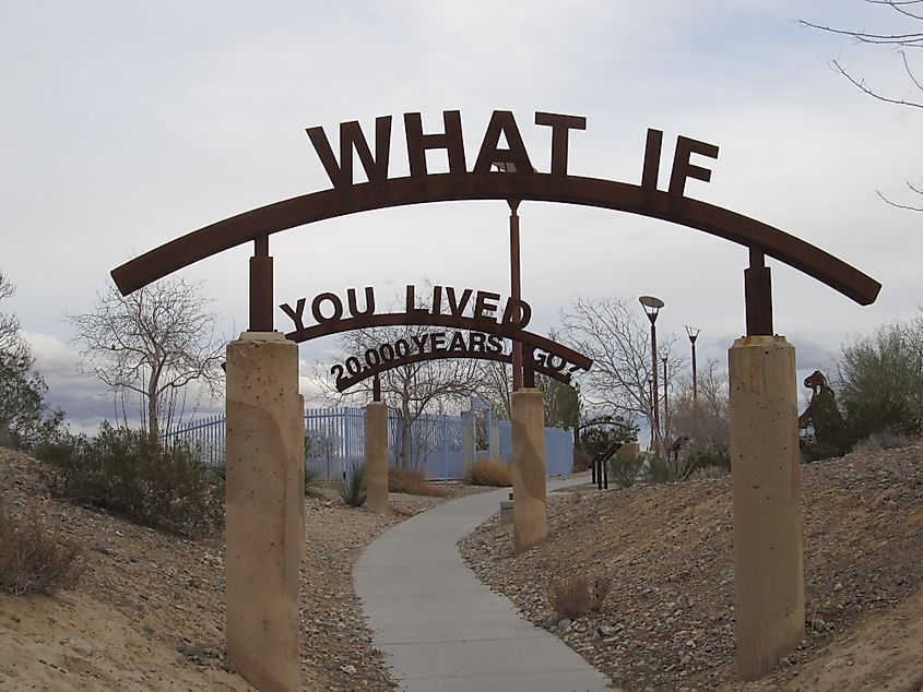 Upper Las Vegas Wash Interpretative Exhibits, Centennial Hills Park, Las Vegas.