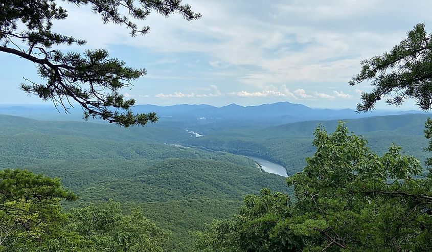 Big Rocky Bow view in Amherst, VA.