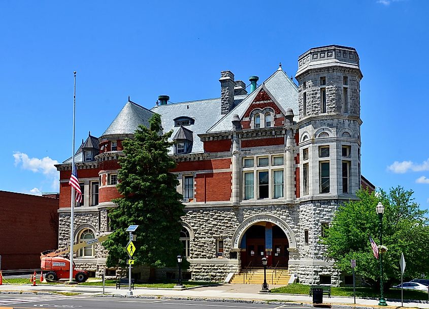 The Old Post Office and Courthouse in Auburn, New York.