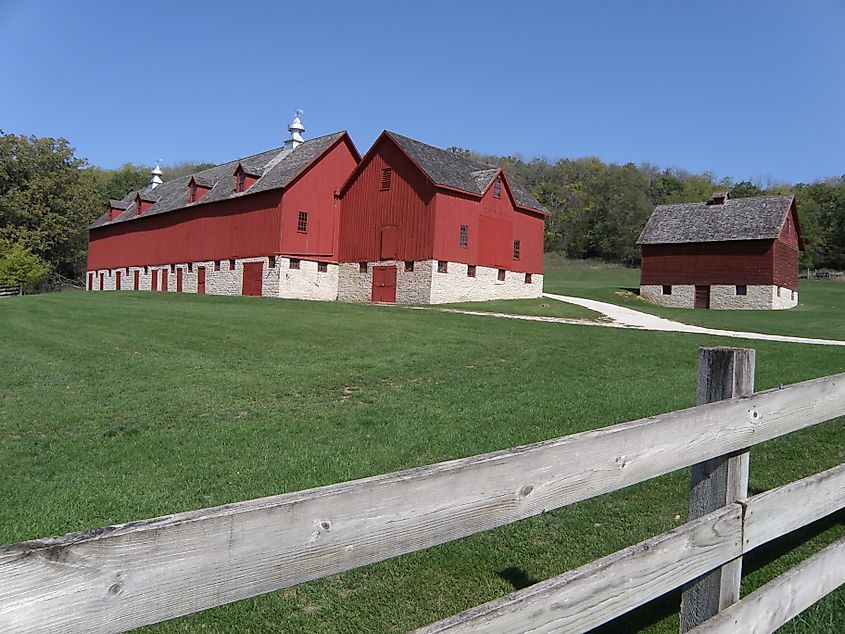 Luther College farm in Decorah, Iowa.