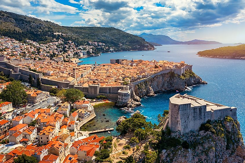 Fort Lovrijenac of Dubrovnik, Croatia.