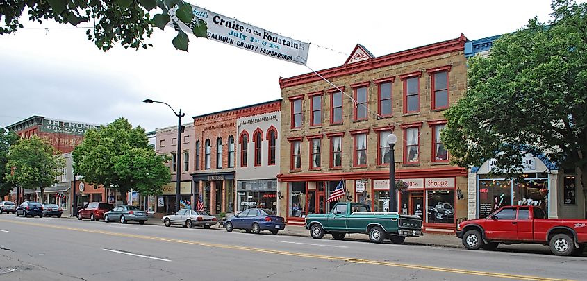 Downtown Marshall.
