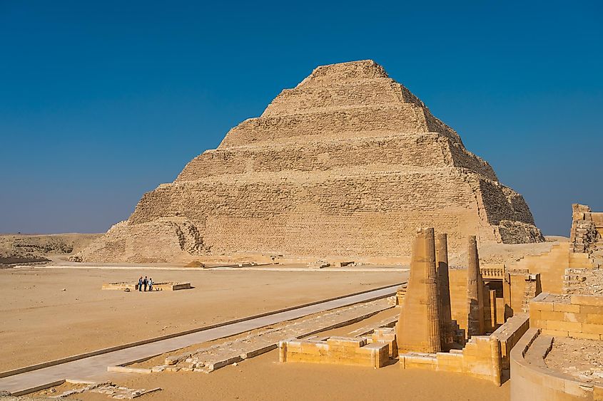 The Pyramid Of Djoser in Egypt.