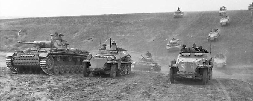Nazi Germany's Panzer III Tanks in Russia