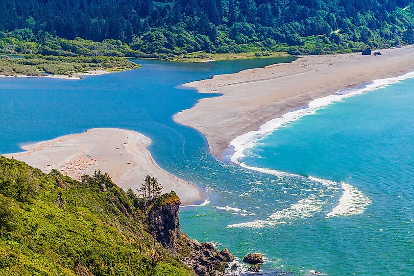 Klamath River at its mouth