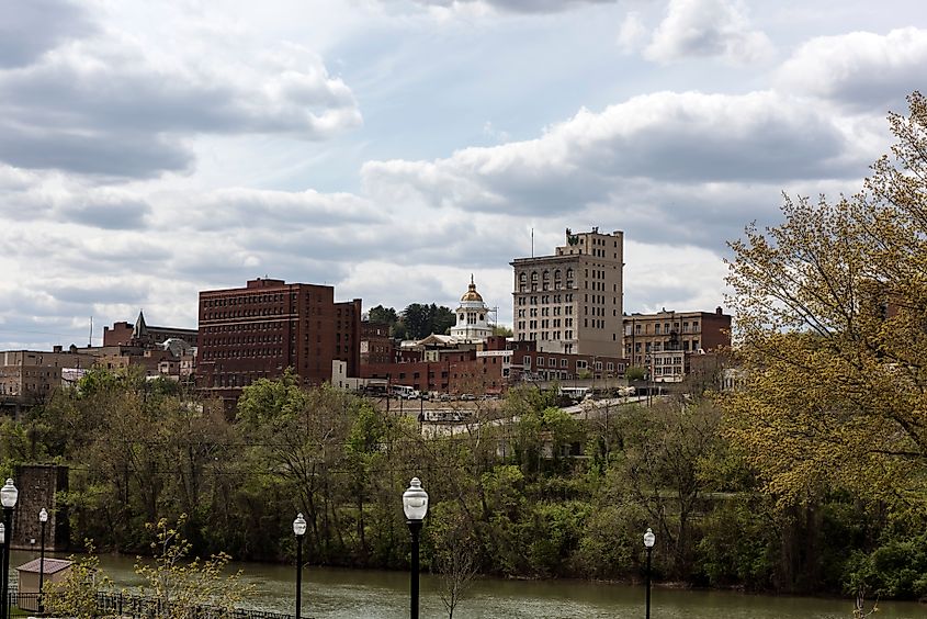 Downtown Fairmont, West Virginia.
