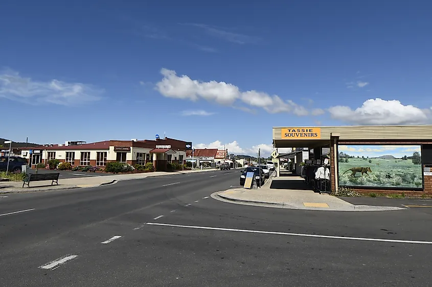 Beautiful view of Sheffield, Tasmania, Australia